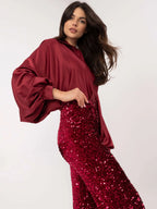 Pantaloni da donna con paillettes - 203163