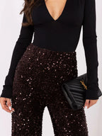 Pantaloni da donna con paillettes - 203163