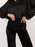 Pantaloni da donna con paillettes - 203163