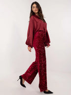Pantaloni da donna con paillettes - 203163