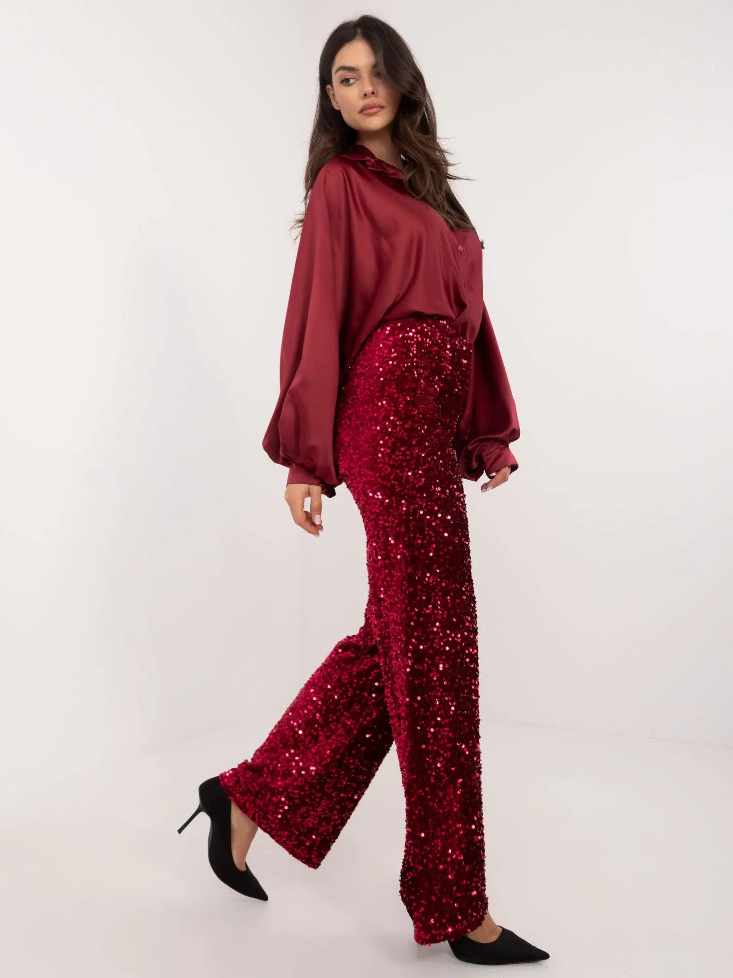 Pantaloni da donna con paillettes - 203163