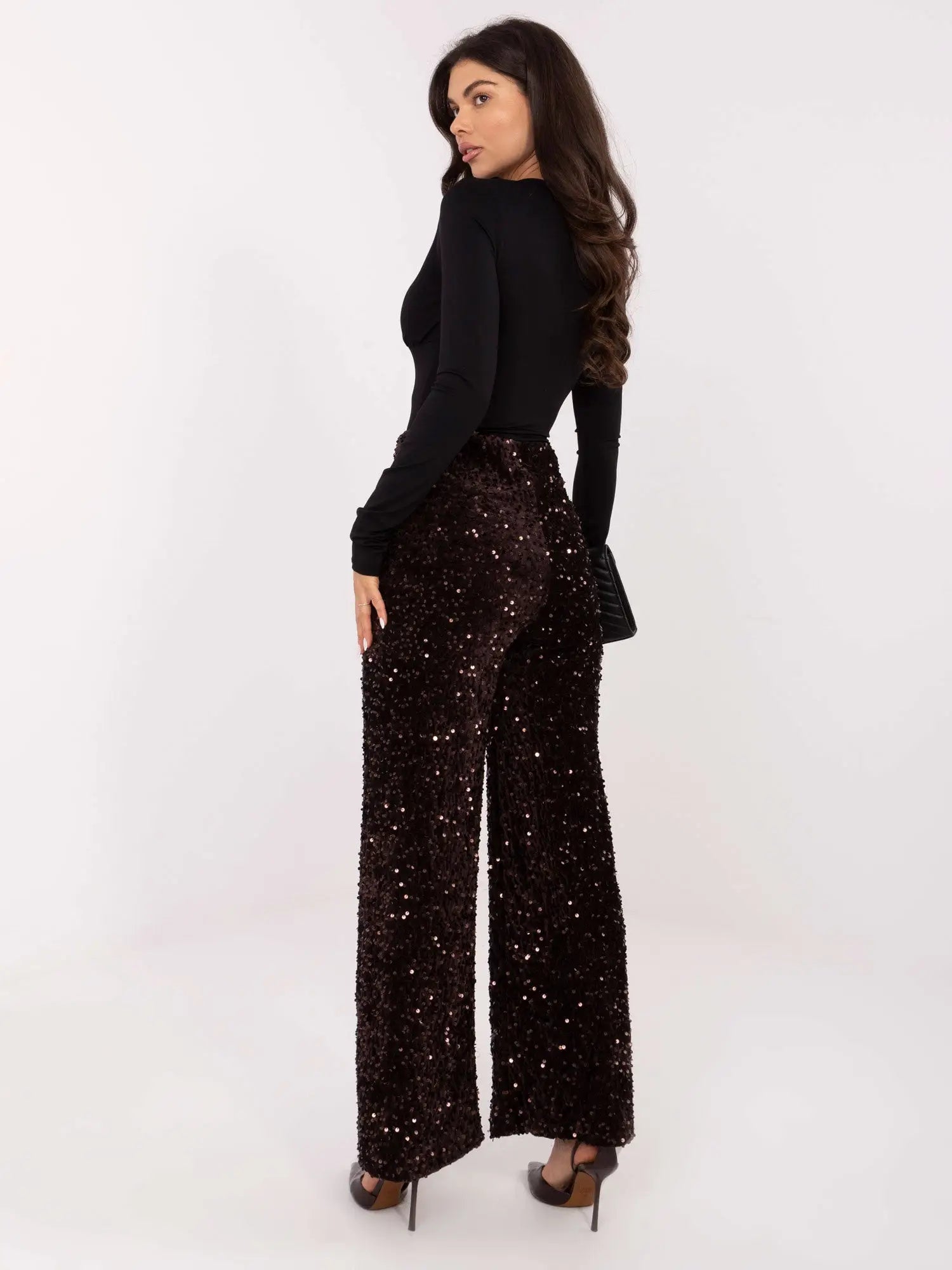 Pantaloni da donna con paillettes - 203163