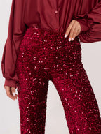 Pantaloni da donna con paillettes - 203163