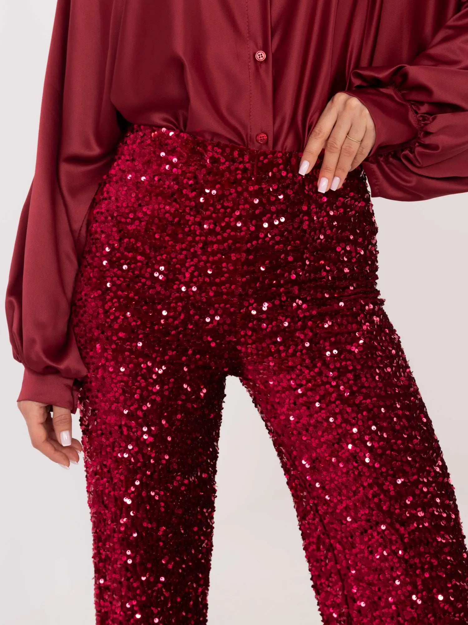 Pantaloni da donna con paillettes - 203163