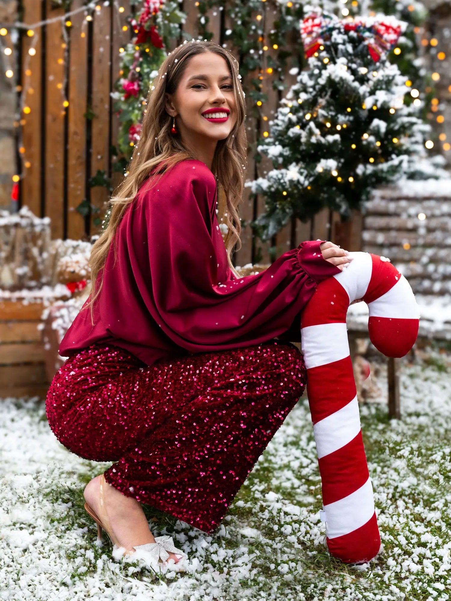 Pantaloni da donna con paillettes - 203163