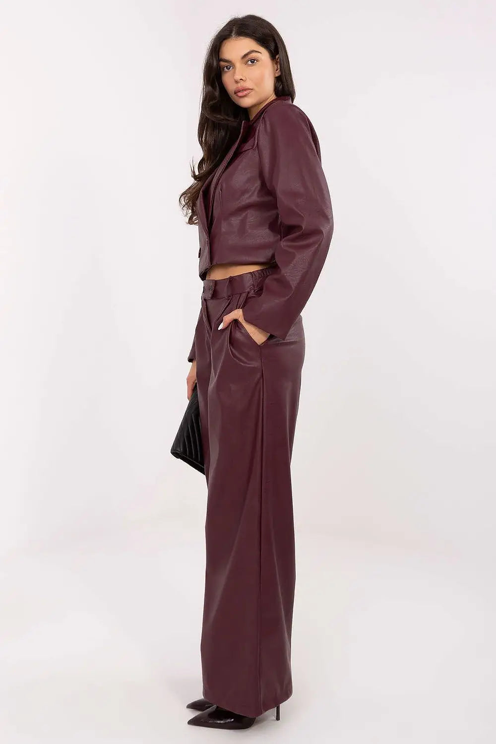 Pantaloni da donna in ecopelle - 220878