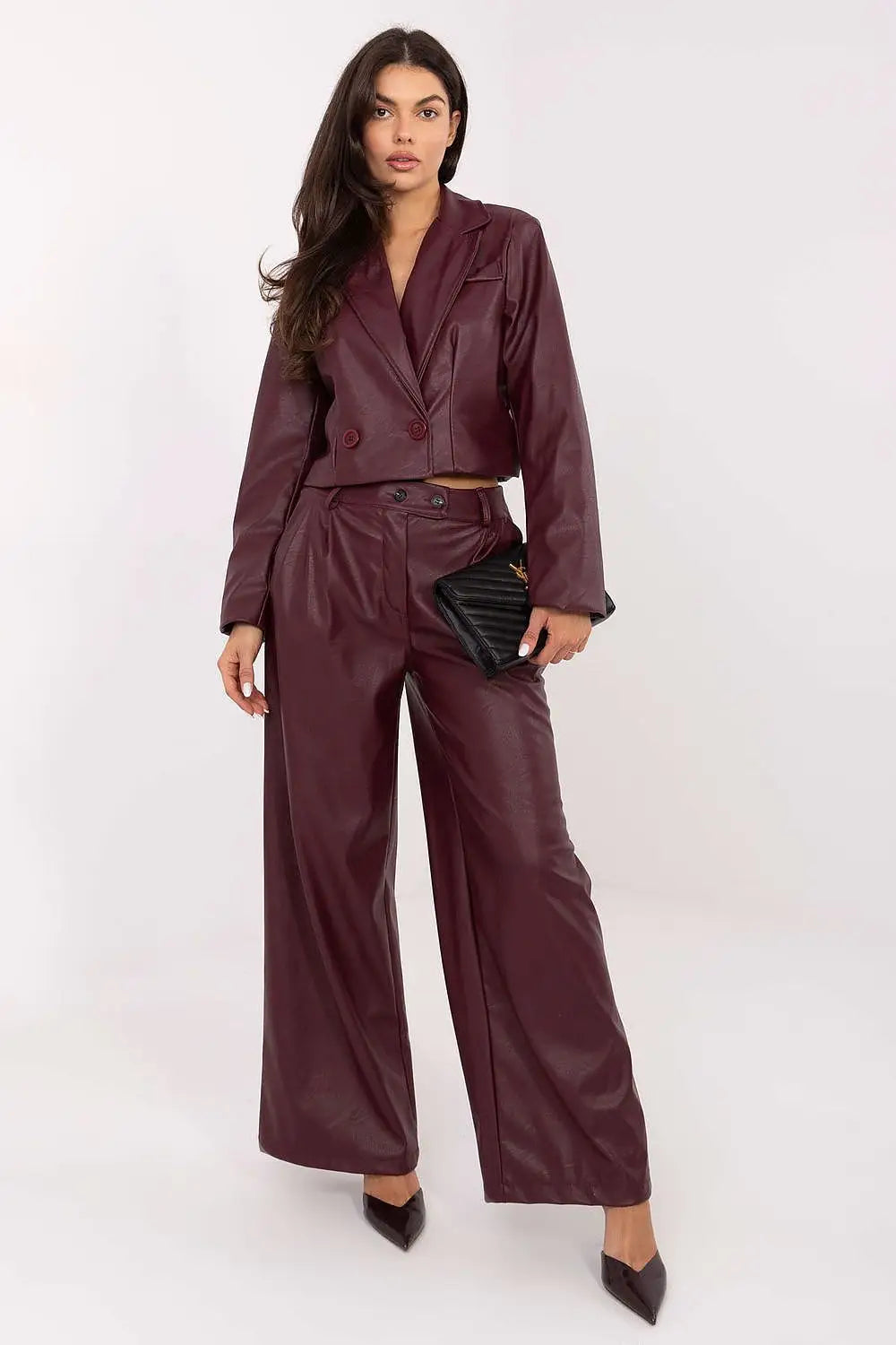 Pantaloni da donna in ecopelle - 220878