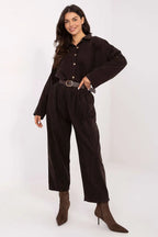 Pantaloni da donna in velluto - 220815