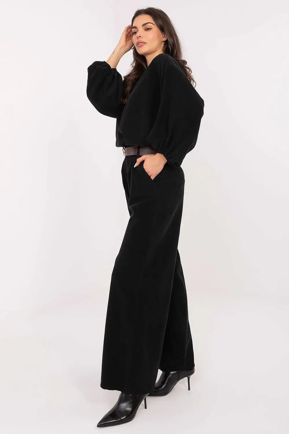 Pantaloni da donna in velluto - VENEZIA - 220280