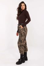 Pantaloni da donna in viscosa elasticizzata - 218430