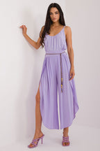 Viola / S Pantaloni da donna in 100% viscosa - 179021