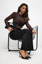 Pantaloni donna in viscosa elasticizzata - 221532