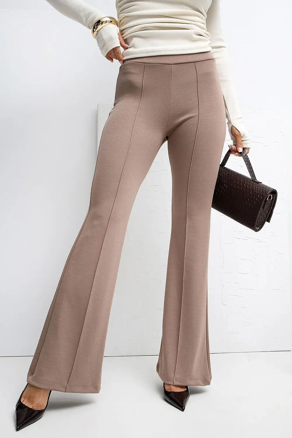 Pantaloni donna in viscosa elasticizzata - 221532M
