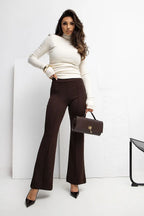 Pantaloni donna in viscosa elasticizzata - 221532M