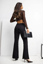 Pantaloni donna in viscosa elasticizzata - 221532M