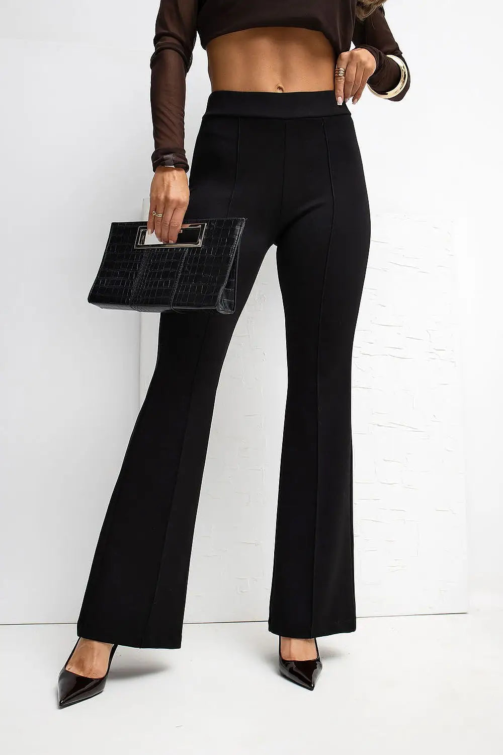 Pantaloni donna in viscosa elasticizzata - 221532M
