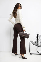 Pantaloni donna in viscosa elasticizzata - 221532M