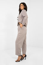 Pantaloni eleganti da donna in viscosa elasticizzata