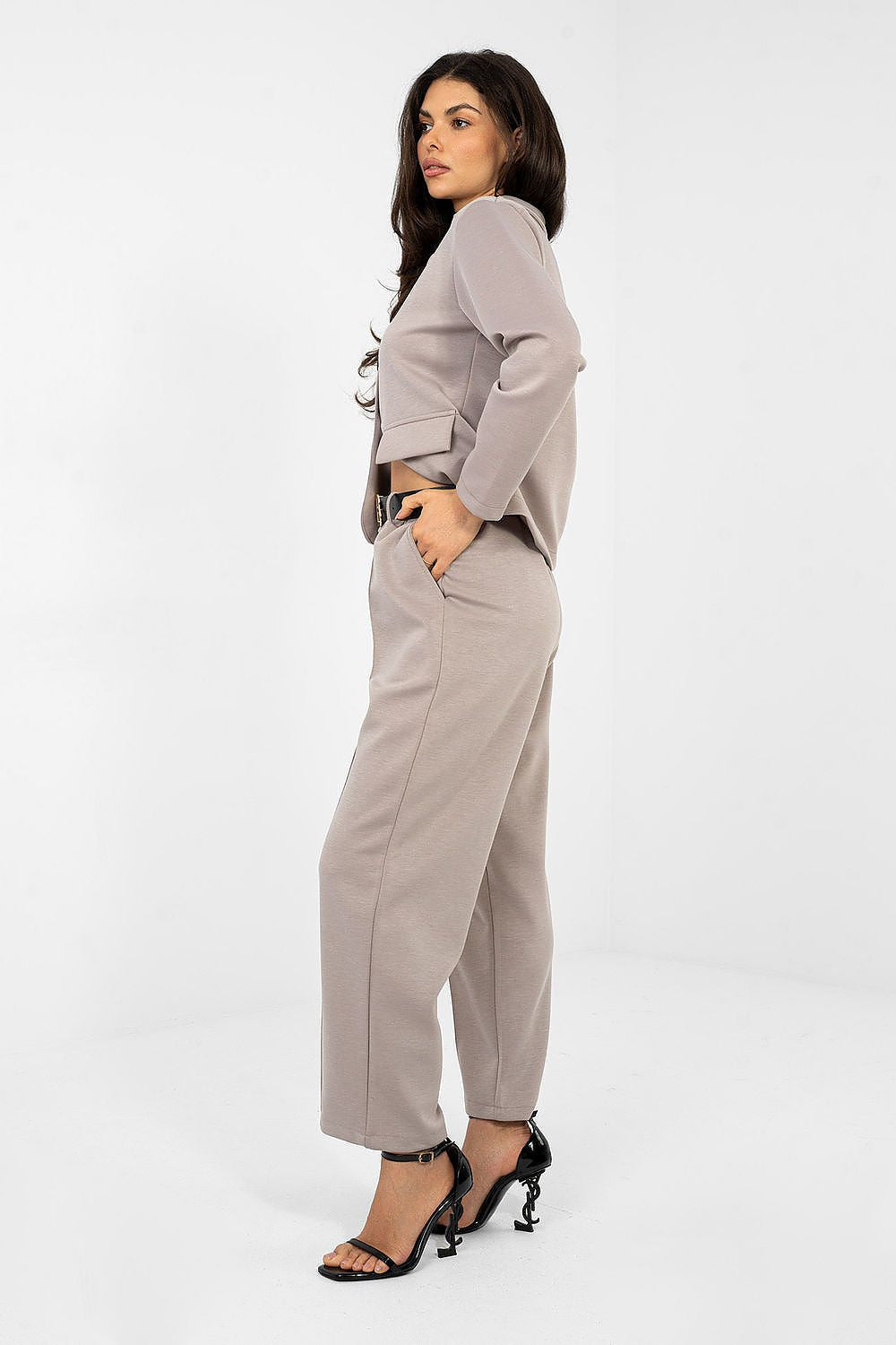 Pantaloni eleganti da donna in viscosa elasticizzata