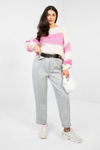 Pantaloni eleganti da donna in viscosa elasticizzata