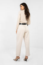 Pantaloni eleganti da donna in viscosa elasticizzata