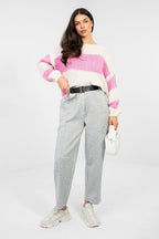 Pantaloni eleganti da donna in viscosa elasticizzata