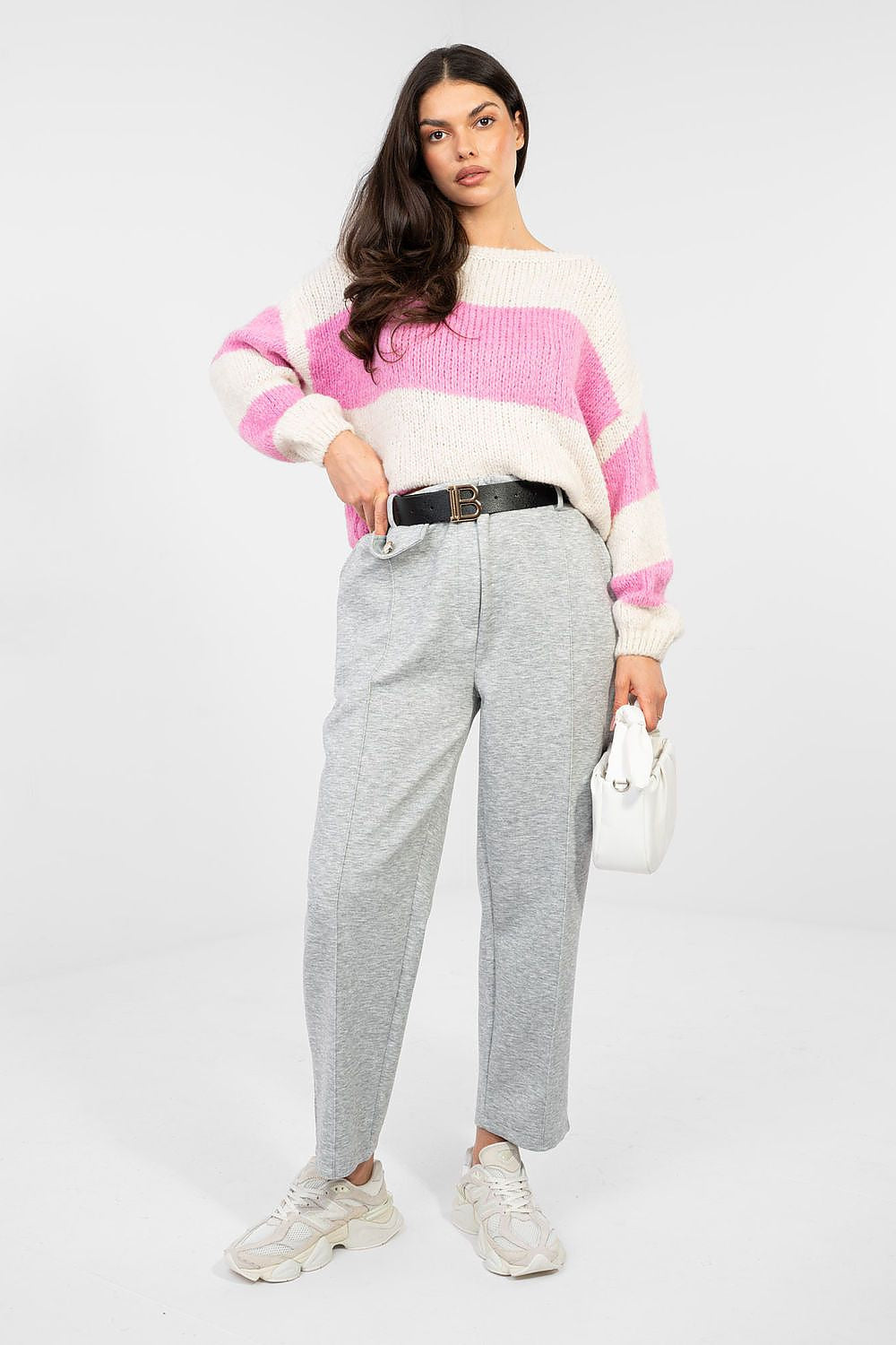 Pantaloni eleganti da donna in viscosa elasticizzata