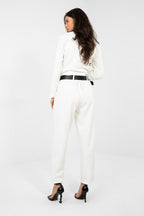 Pantaloni eleganti da donna in viscosa elasticizzata