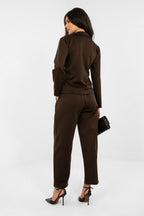 Pantaloni eleganti da donna in viscosa elasticizzata