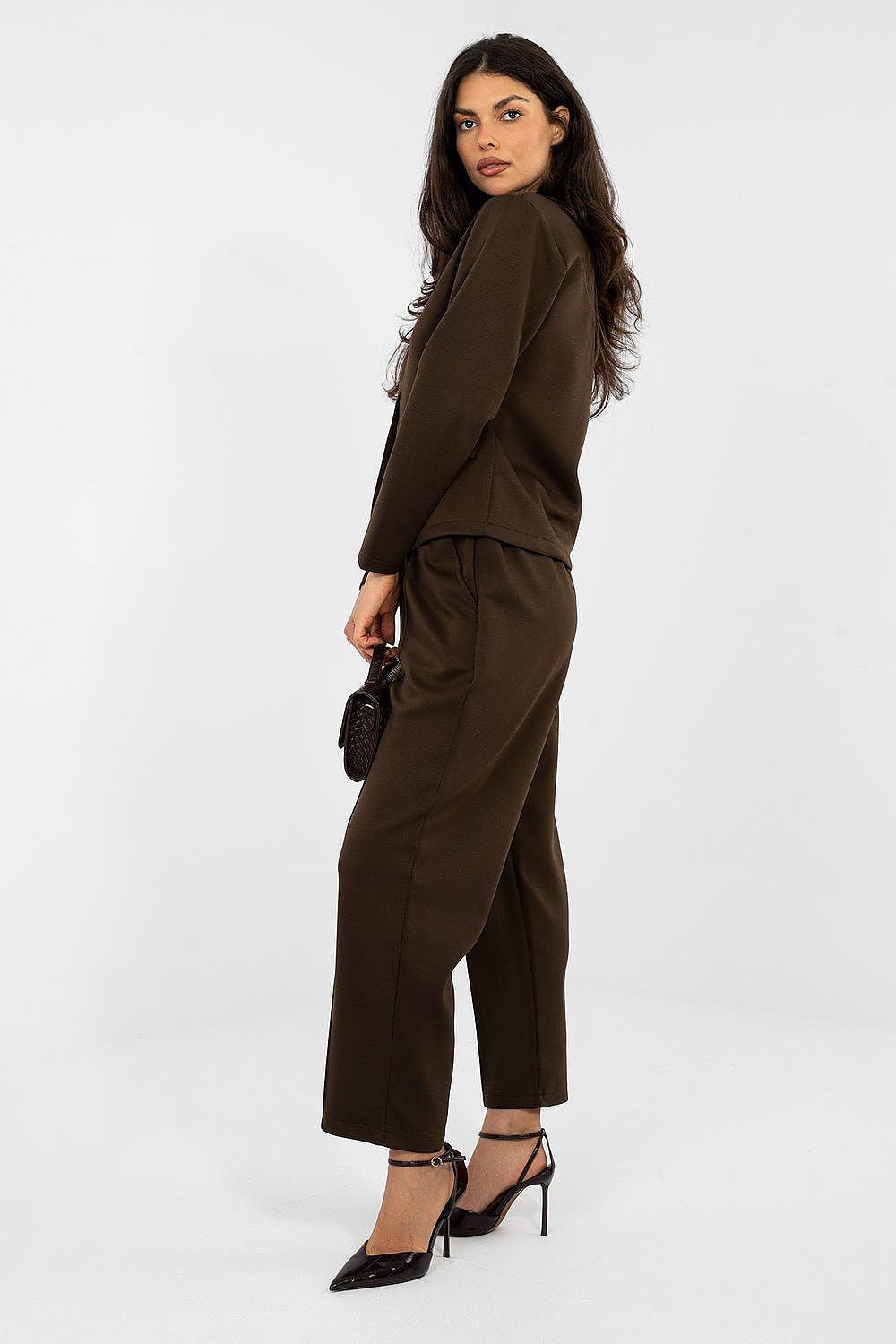 Pantaloni eleganti da donna in viscosa elasticizzata