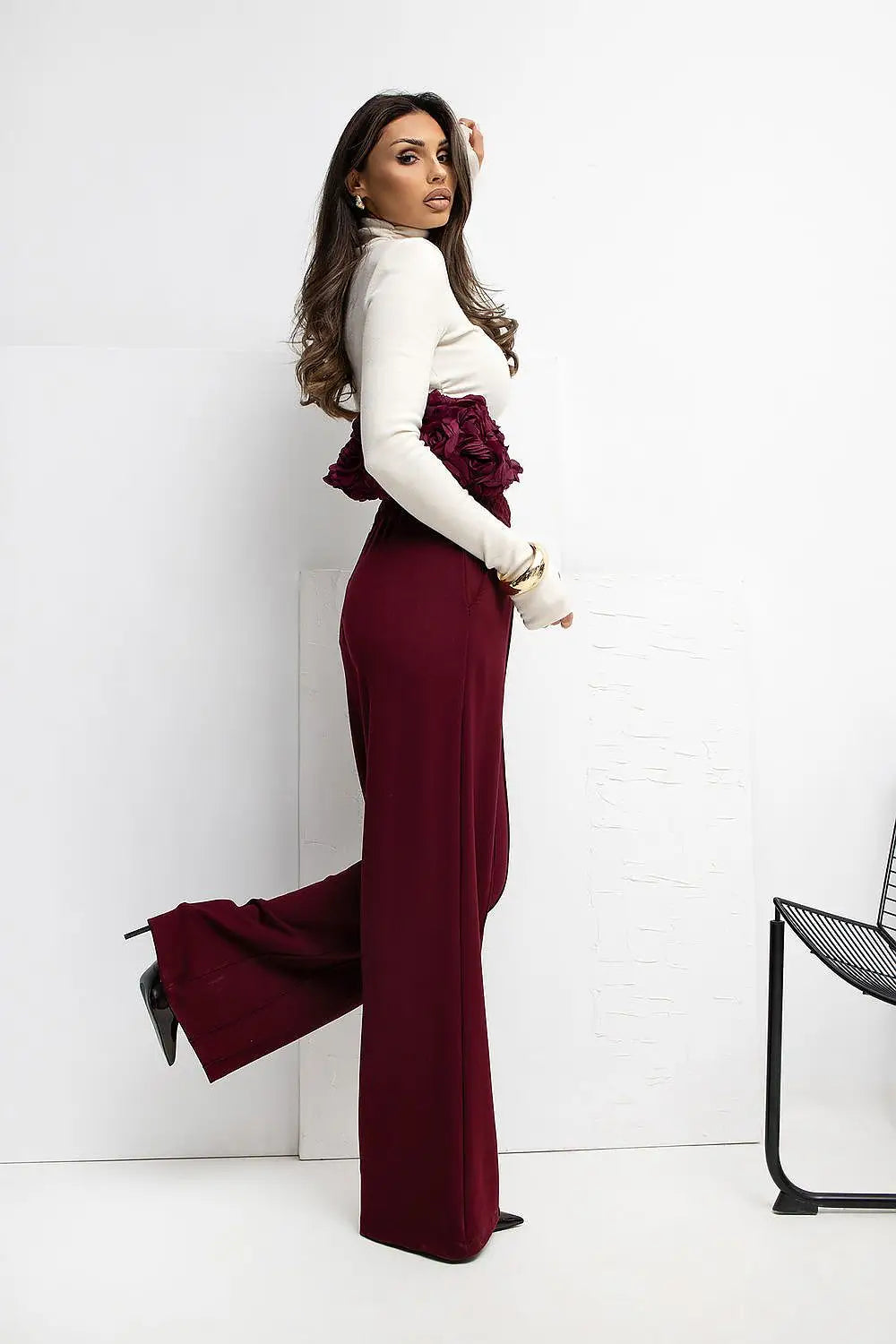 Pantaloni in viscosa elasticizzata - 222248