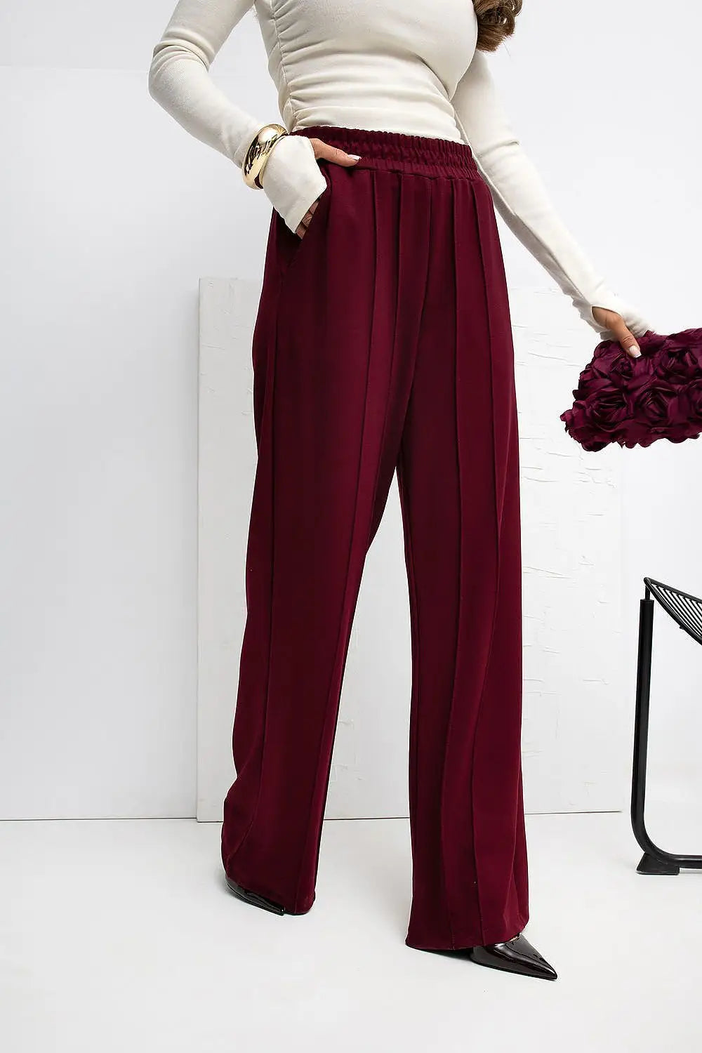 Pantaloni in viscosa elasticizzata - 222248