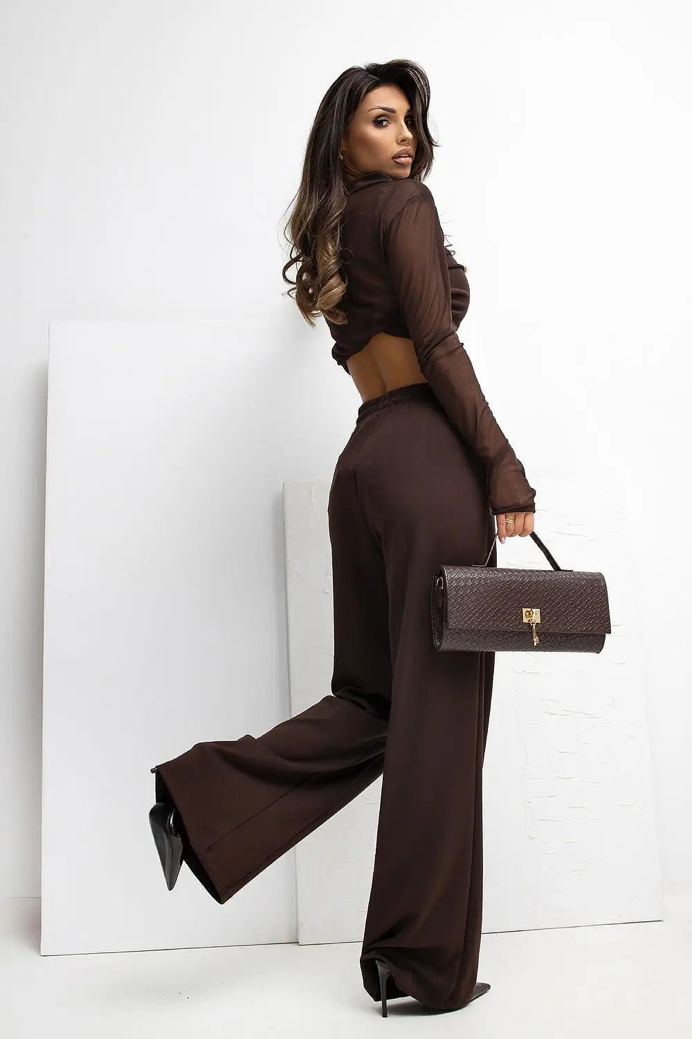 Pantaloni in viscosa elasticizzata - 222248