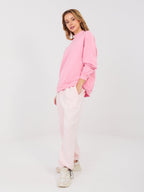 Pantaloni Jogger in 100% Cotone a Vita Alta (Abigail)