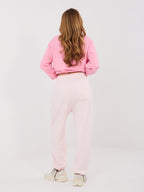 Pantaloni Jogger in 100% Cotone a Vita Alta (Abigail)