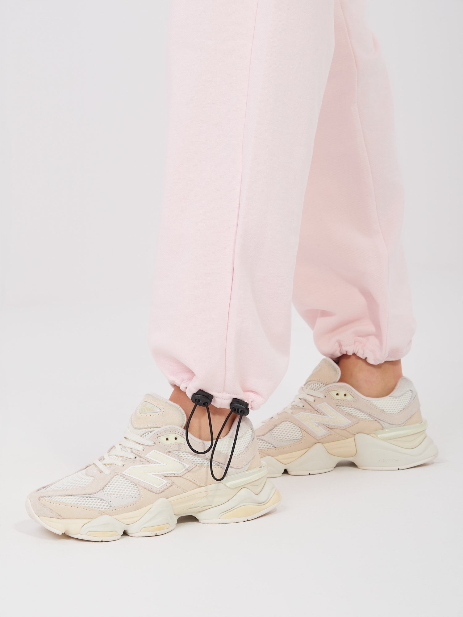 Pantaloni Jogger in 100% Cotone a Vita Alta (Abigail)