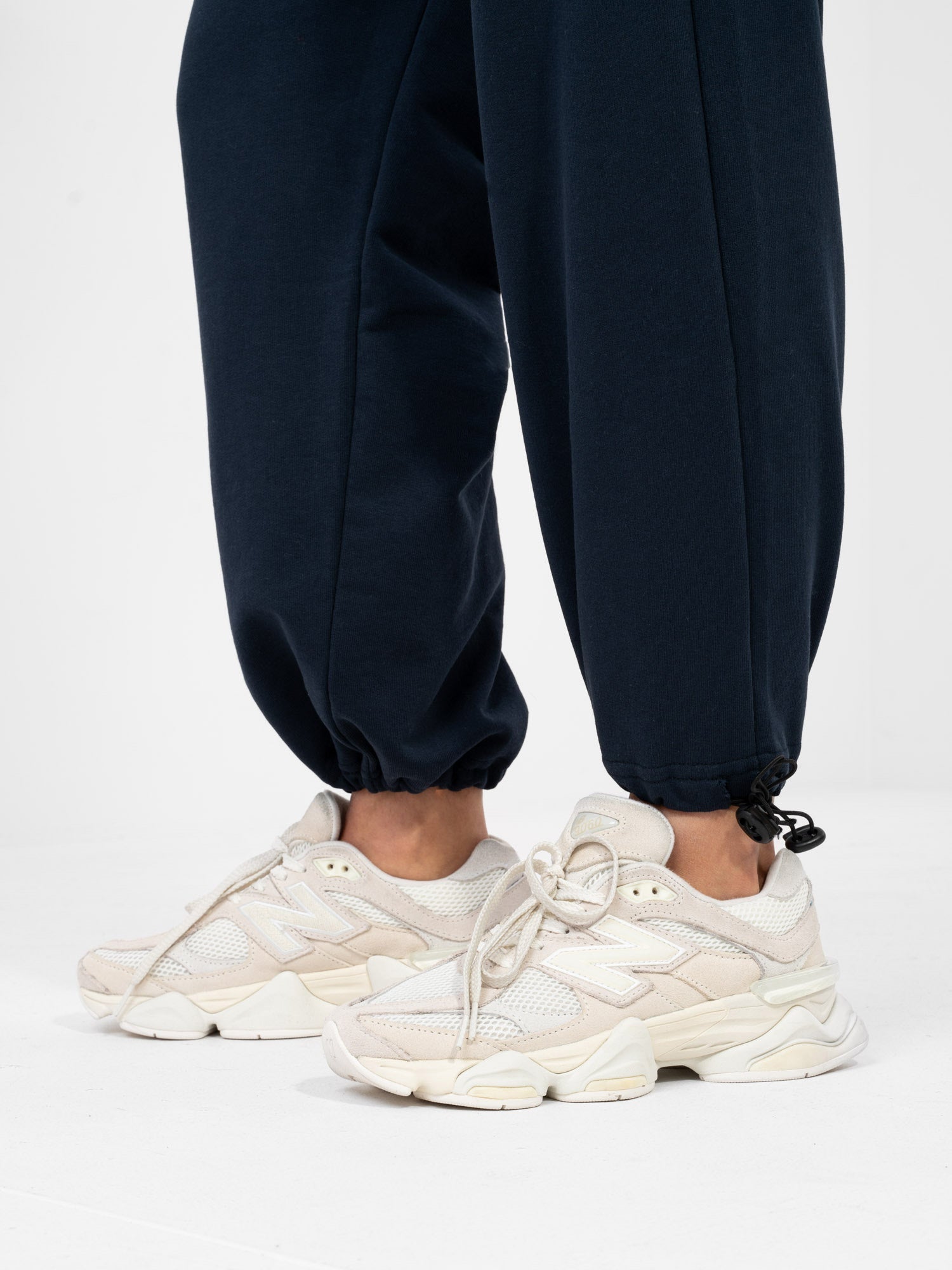 Pantaloni Jogger in 100% Cotone a Vita Alta (Abigail)