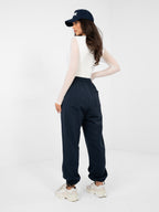 Pantaloni Jogger in 100% Cotone a Vita Alta (Abigail)