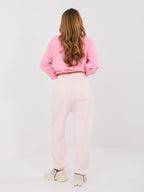 Pantaloni Jogger in 100% Cotone a Vita Alta (Abigail)