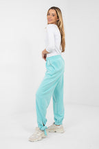 Pantaloni jogger in viscosa e cotone elasticizzato - 223779