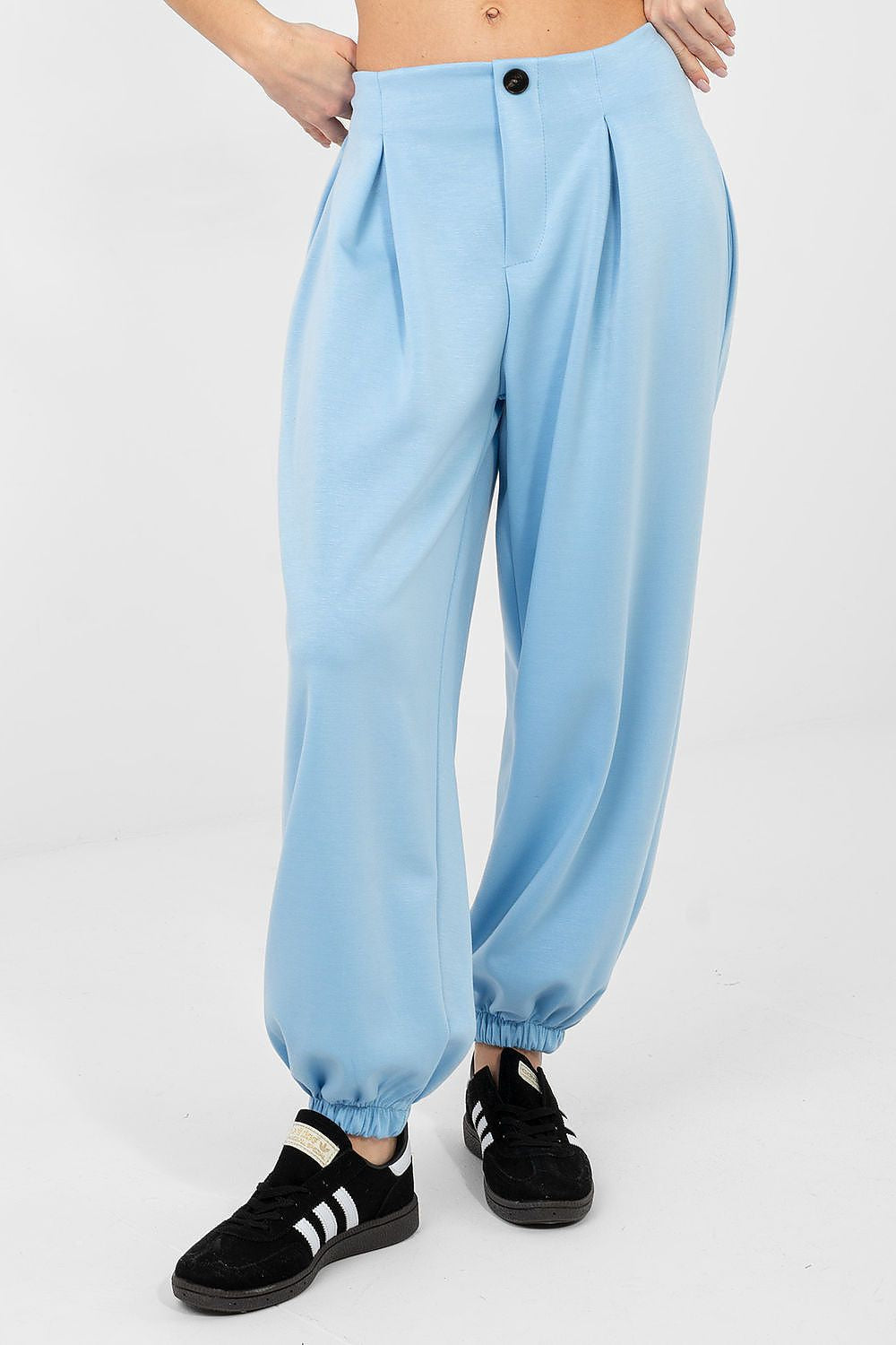 Azzurro / Universale Pantaloni jogger in viscosa