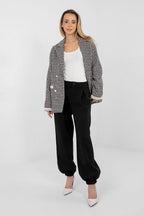 Pantaloni jogger in viscosa elasticizzata - 223748