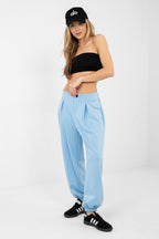 Pantaloni jogger in viscosa elasticizzata - 223748