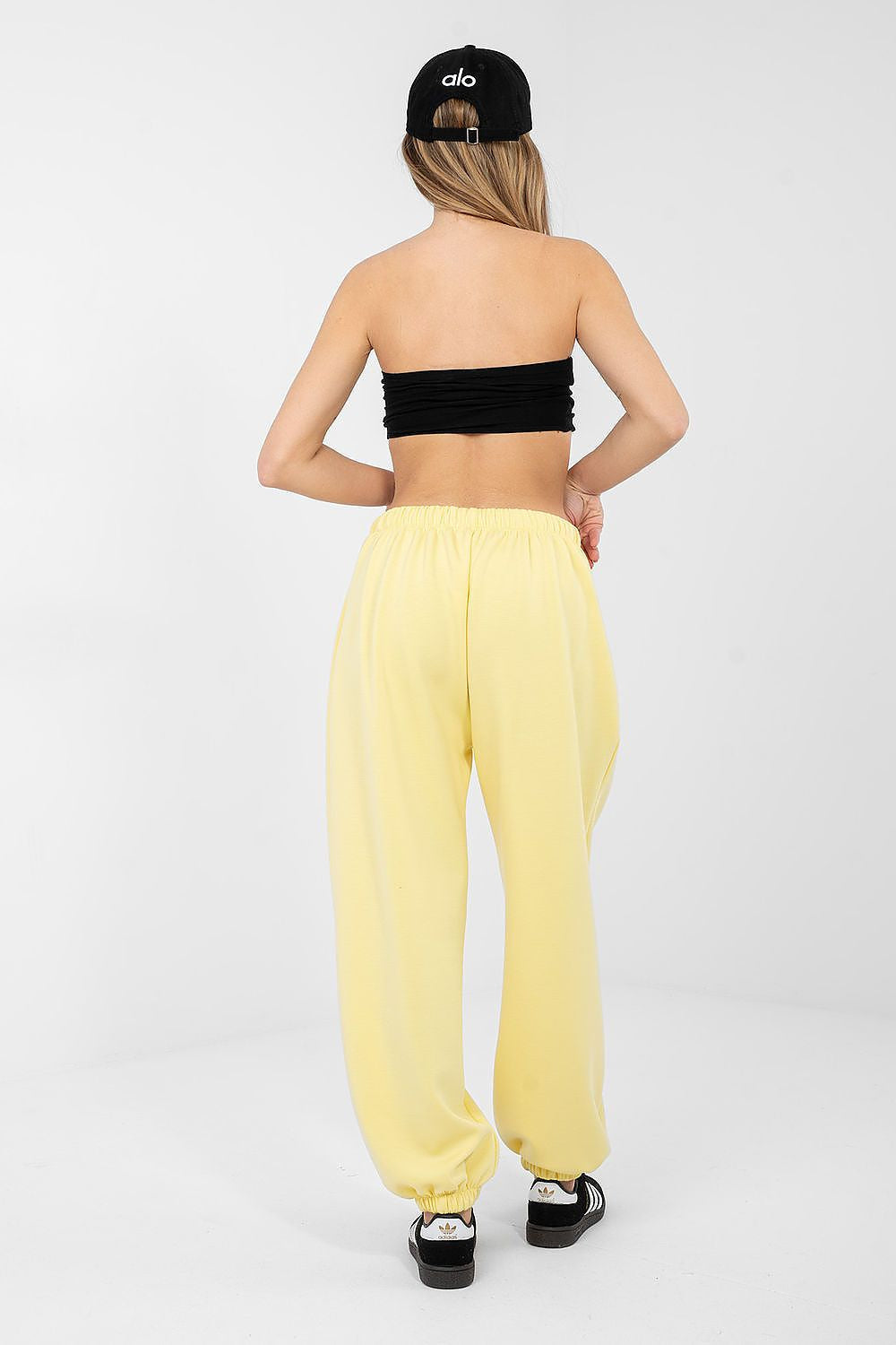 Pantaloni jogger in viscosa elasticizzata - 223748