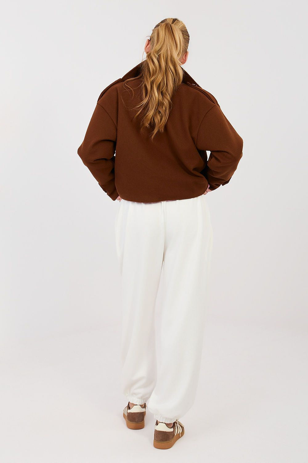 Pantaloni jogger in viscosa elasticizzata - 223748
