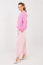 Pantaloni jogger in viscosa elasticizzata - 223748