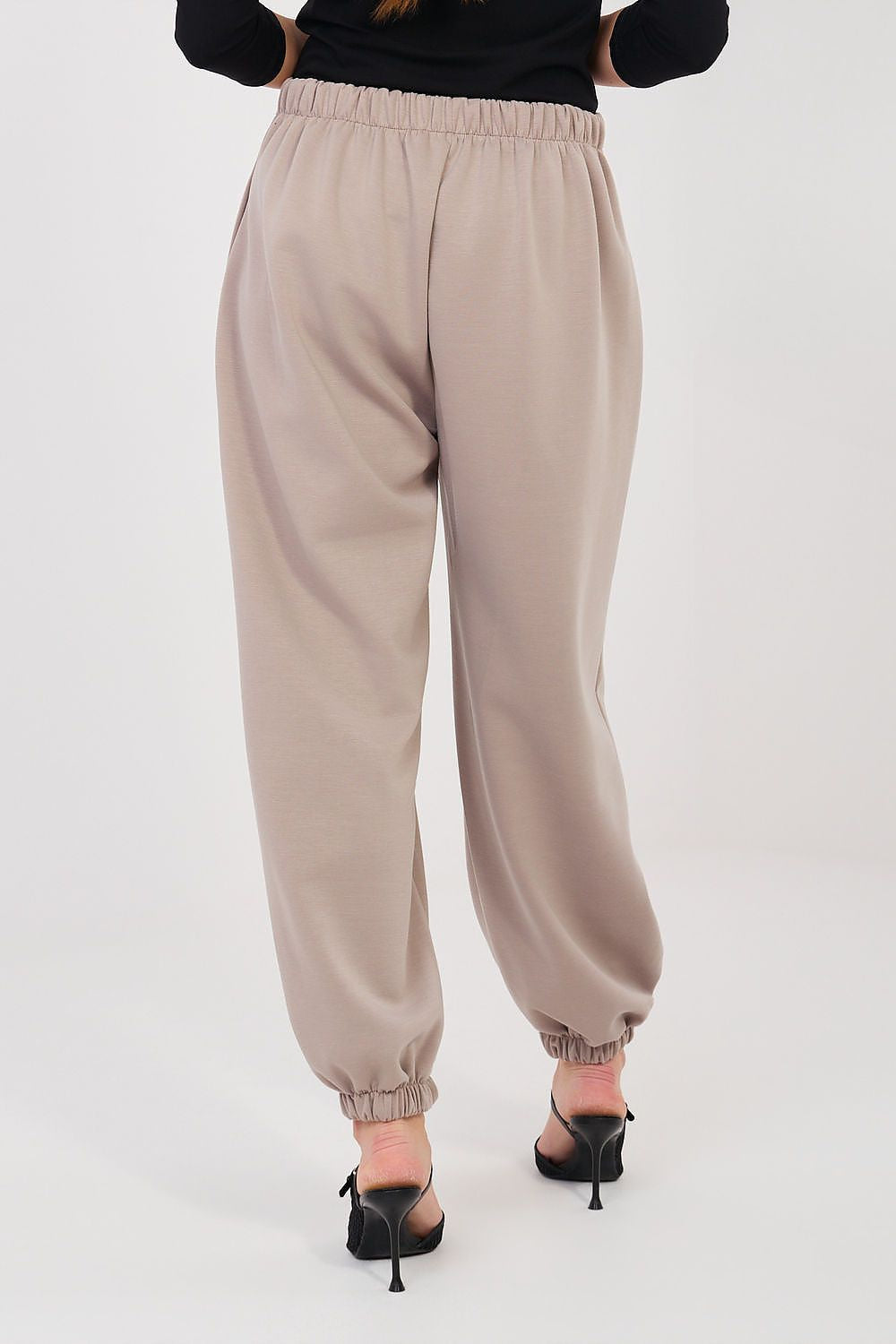 Pantaloni jogger in viscosa elasticizzata - 223748