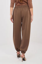 Pantaloni jogger in viscosa elasticizzata - 223748