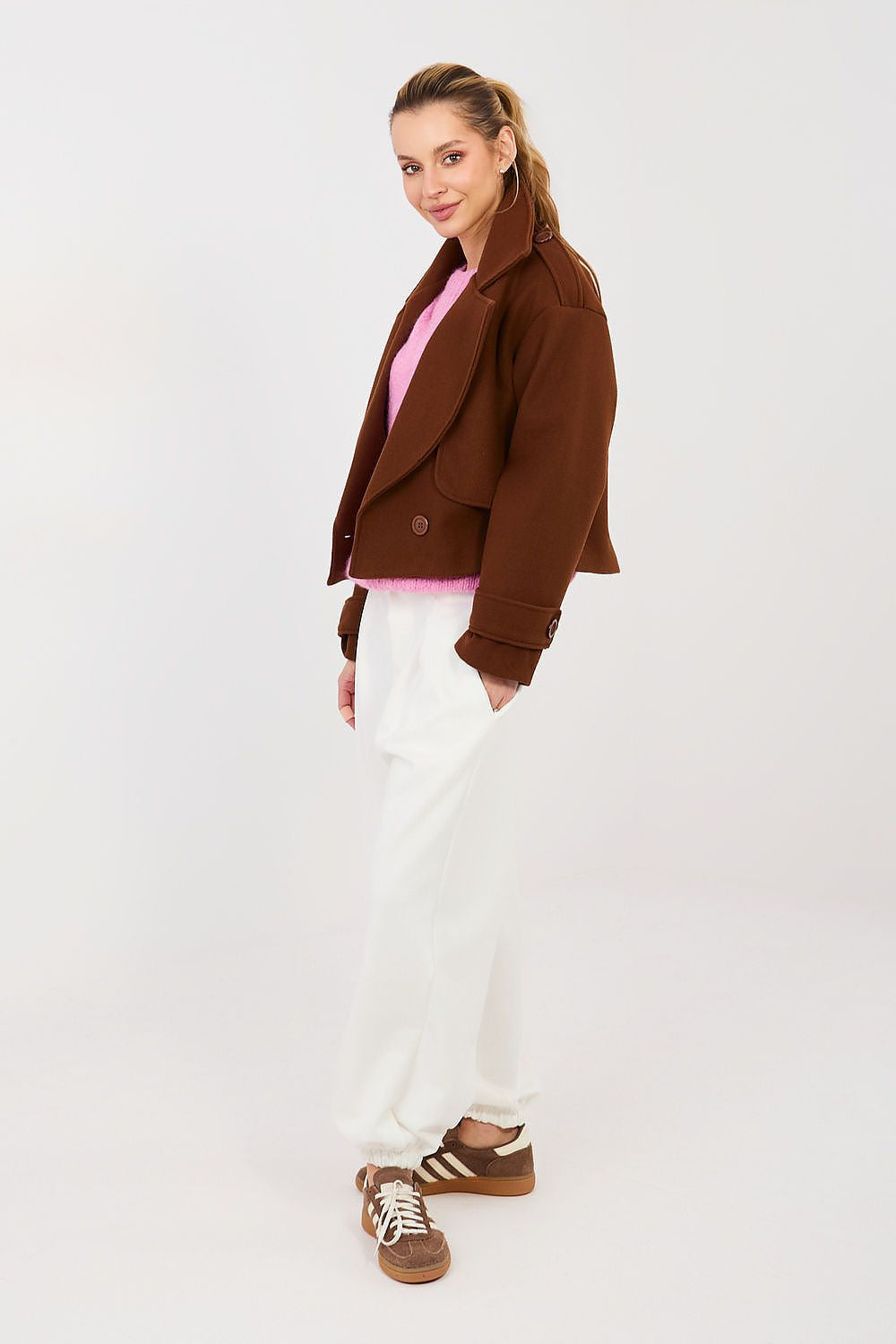 Pantaloni jogger in viscosa elasticizzata - 223748