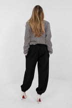 Pantaloni jogger in viscosa elasticizzata - 223748